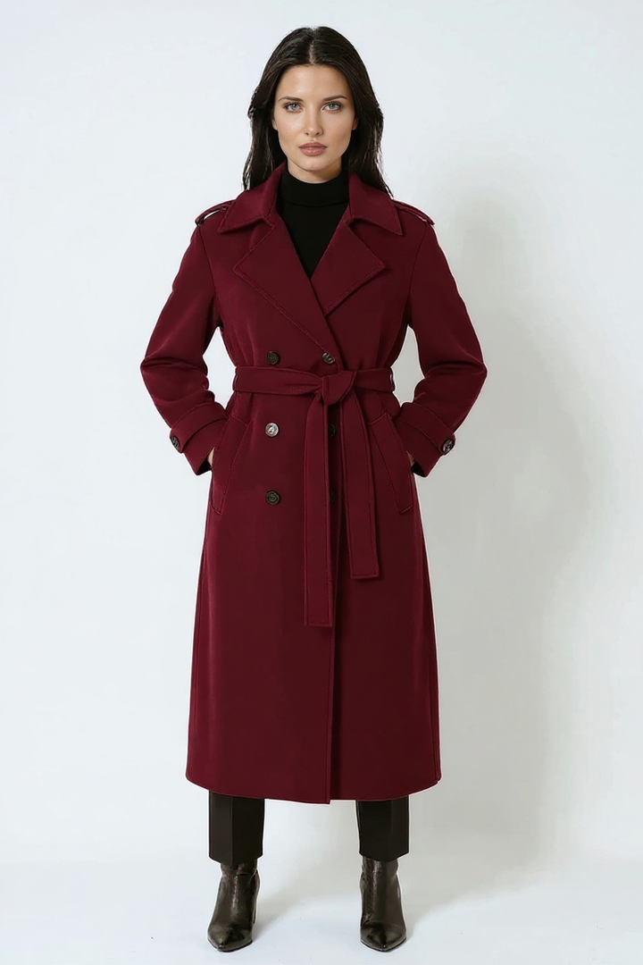 Bordeaux Winter Coat for Women