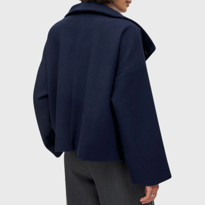 Short Women's Coat - Chic and Structured