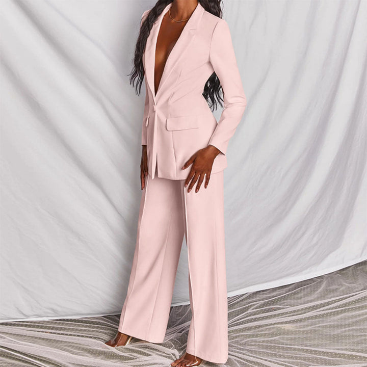 CHIC – Two-Piece Blazer and Pants Set for Women