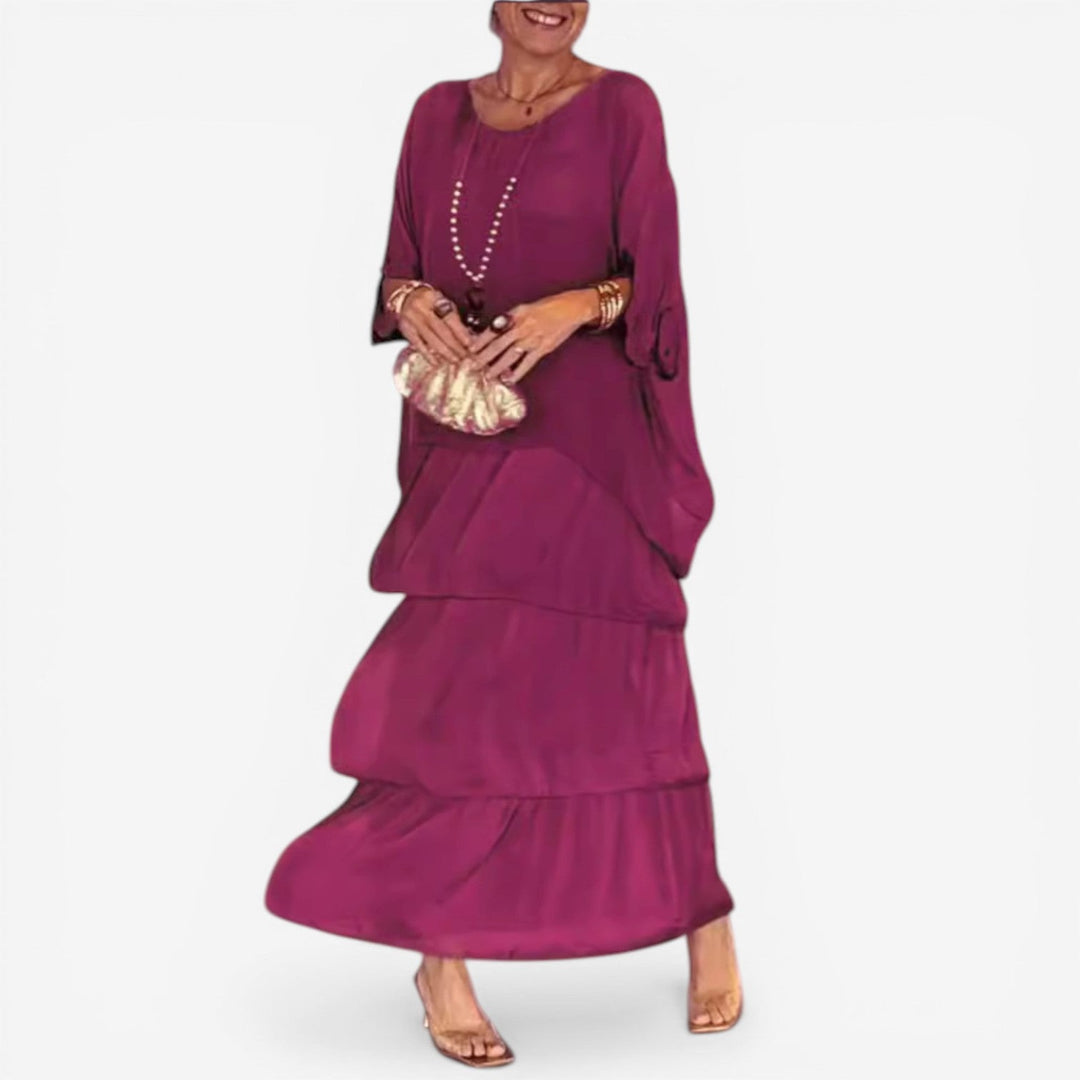 Floating Long Dress Valerina - Elena Harper
