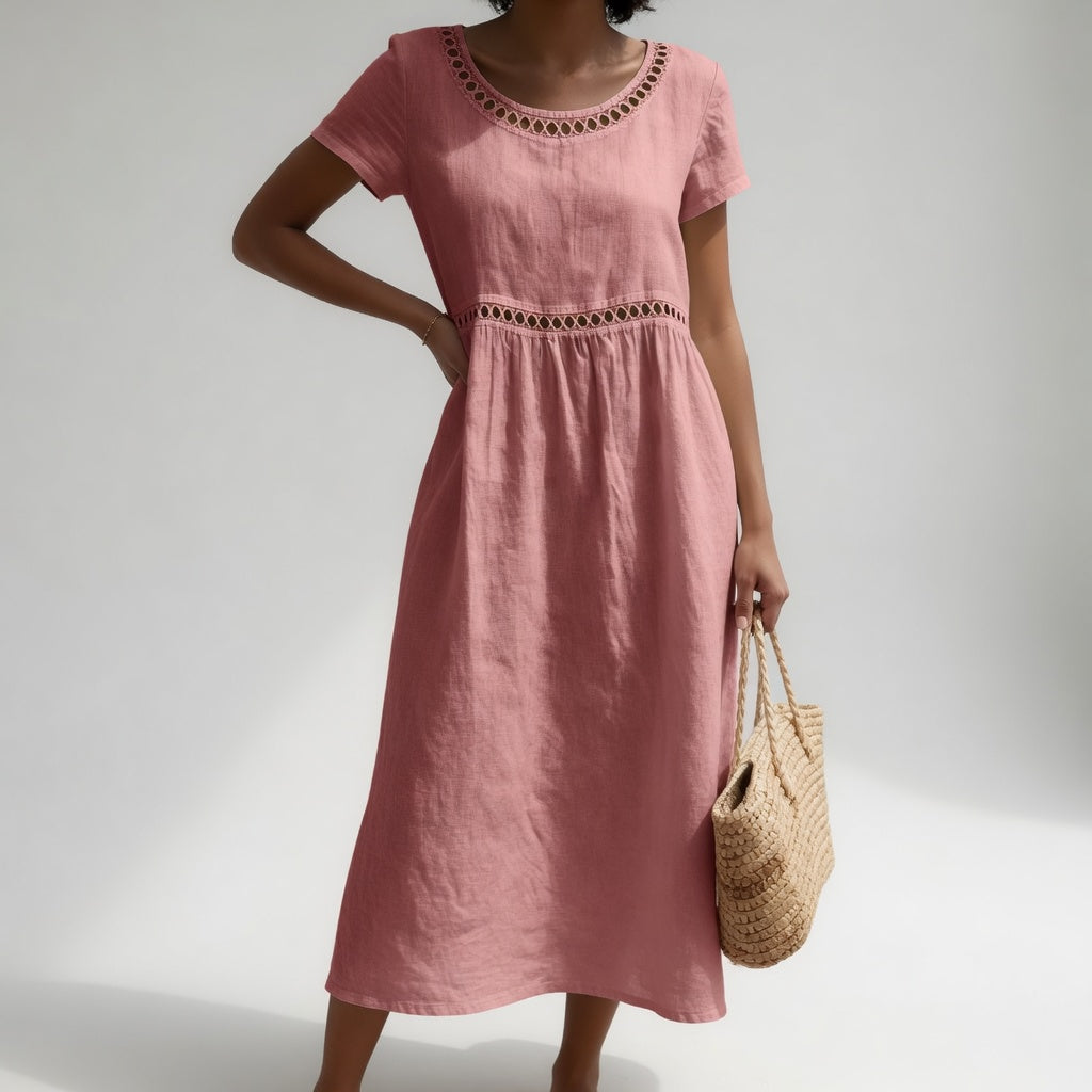 MODERN EMBROIDERED DRESS FOR WOMEN