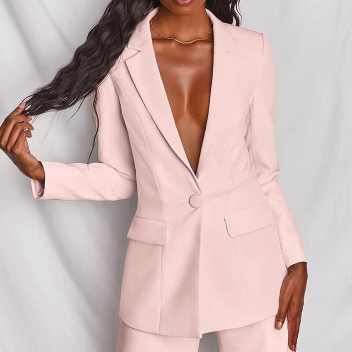CHIC – Two-Piece Blazer and Pants Set for Women