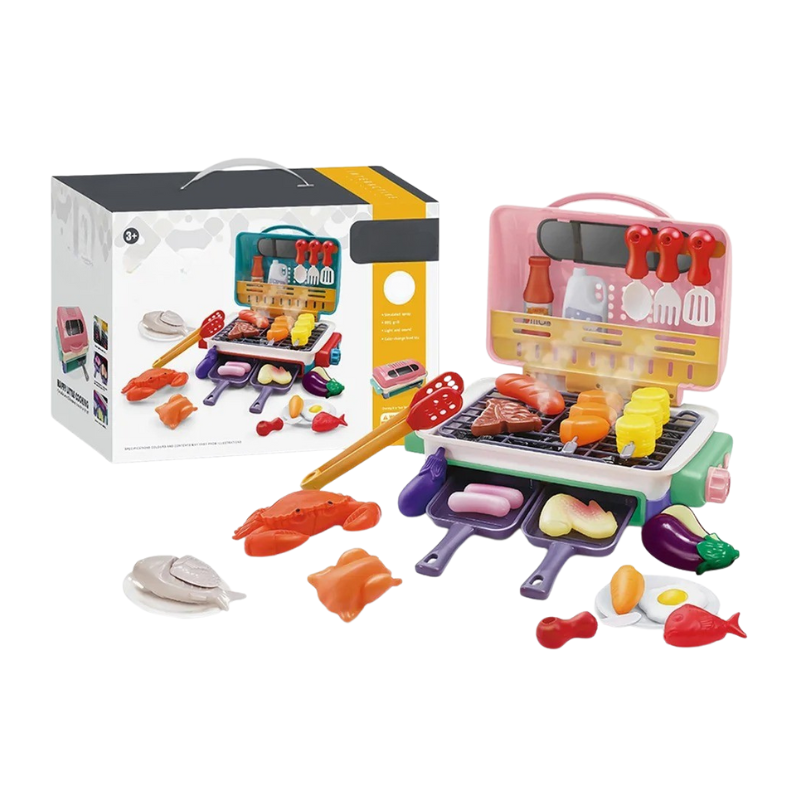 GrillMagic High-Quality Grill Playset with Color-Changing Food, view 6 - Elena Harper