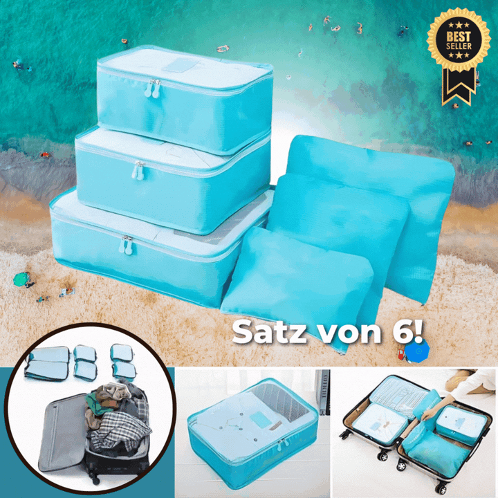 TravelOrganizer Organize Your Suitcase Perfectly! Set of 6 [Last Day Discount] - Elena Harper