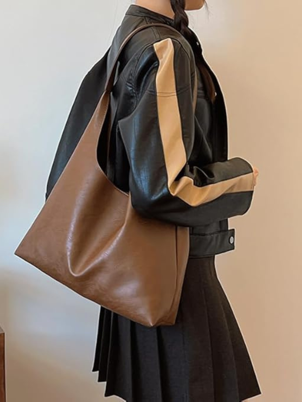 Leather Shoulder Bag for Women