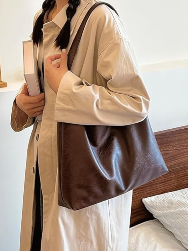 Leather Shoulder Bag for Women