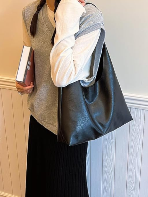 Leather Shoulder Bag for Women