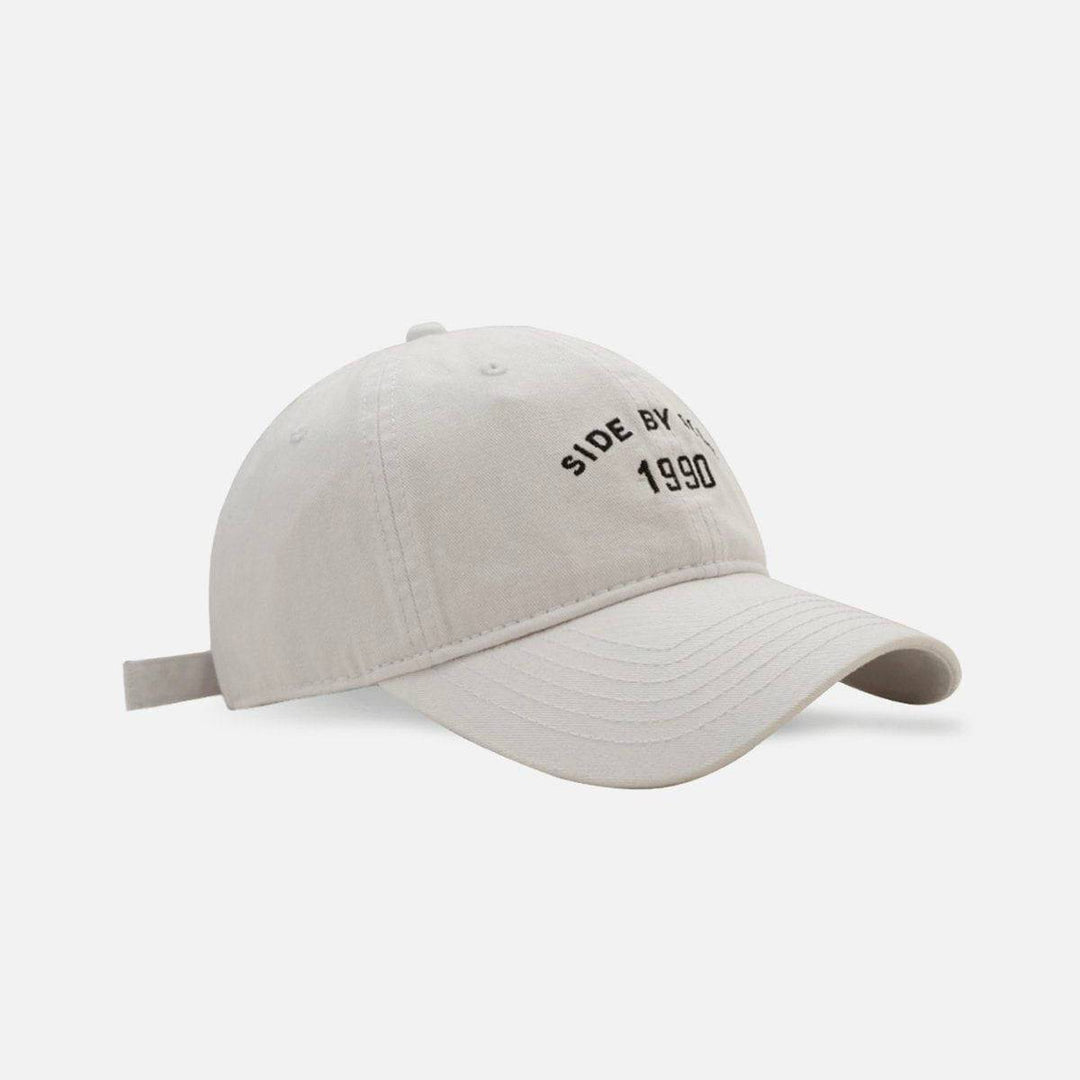 Orla™ Emma & Rose Manhattan embroidered side embroidery hat with adjustable strap, lightweight accessories for casual style.