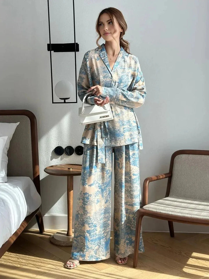 Britta | Women's Casual Two-Piece Set with Print