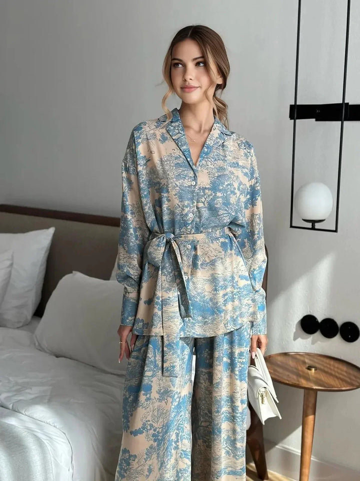 Britta | Women's Casual Two-Piece Set with Print