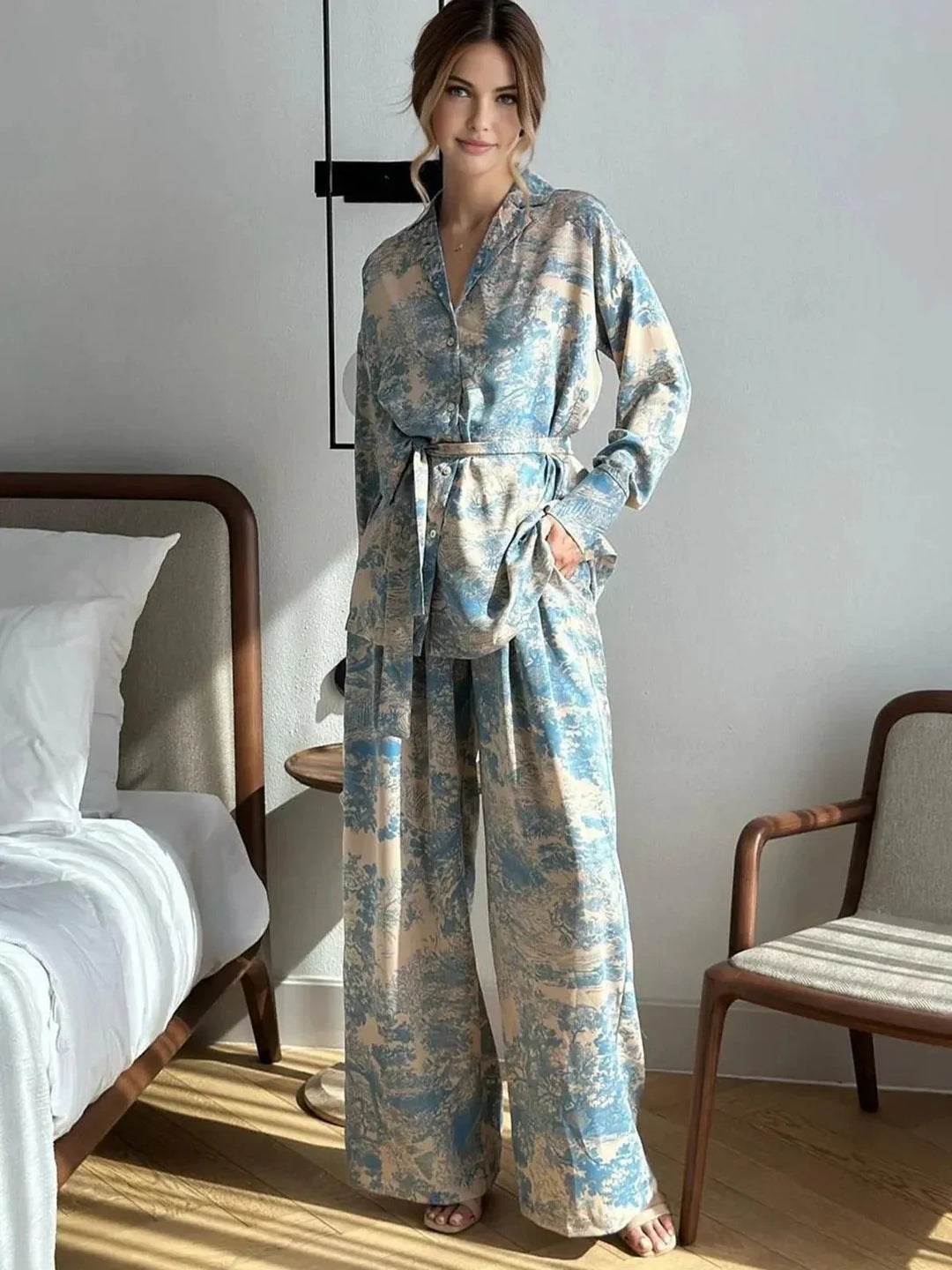 Britta | Women's Casual Two-Piece Set with Print