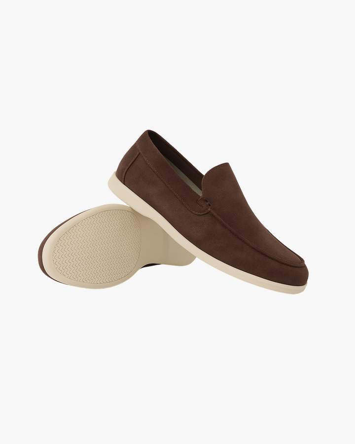 Arthur Leather Suede Loafer, view 5 - Elena Harper