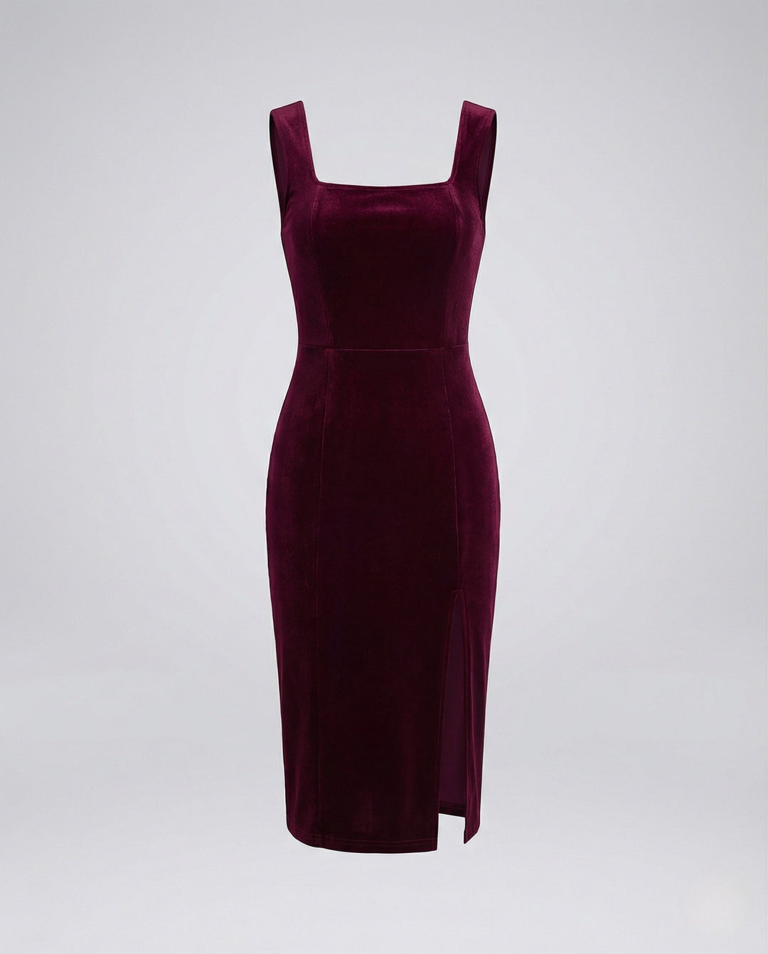 Women's Evening Dress with Slim Fit and Side Slit