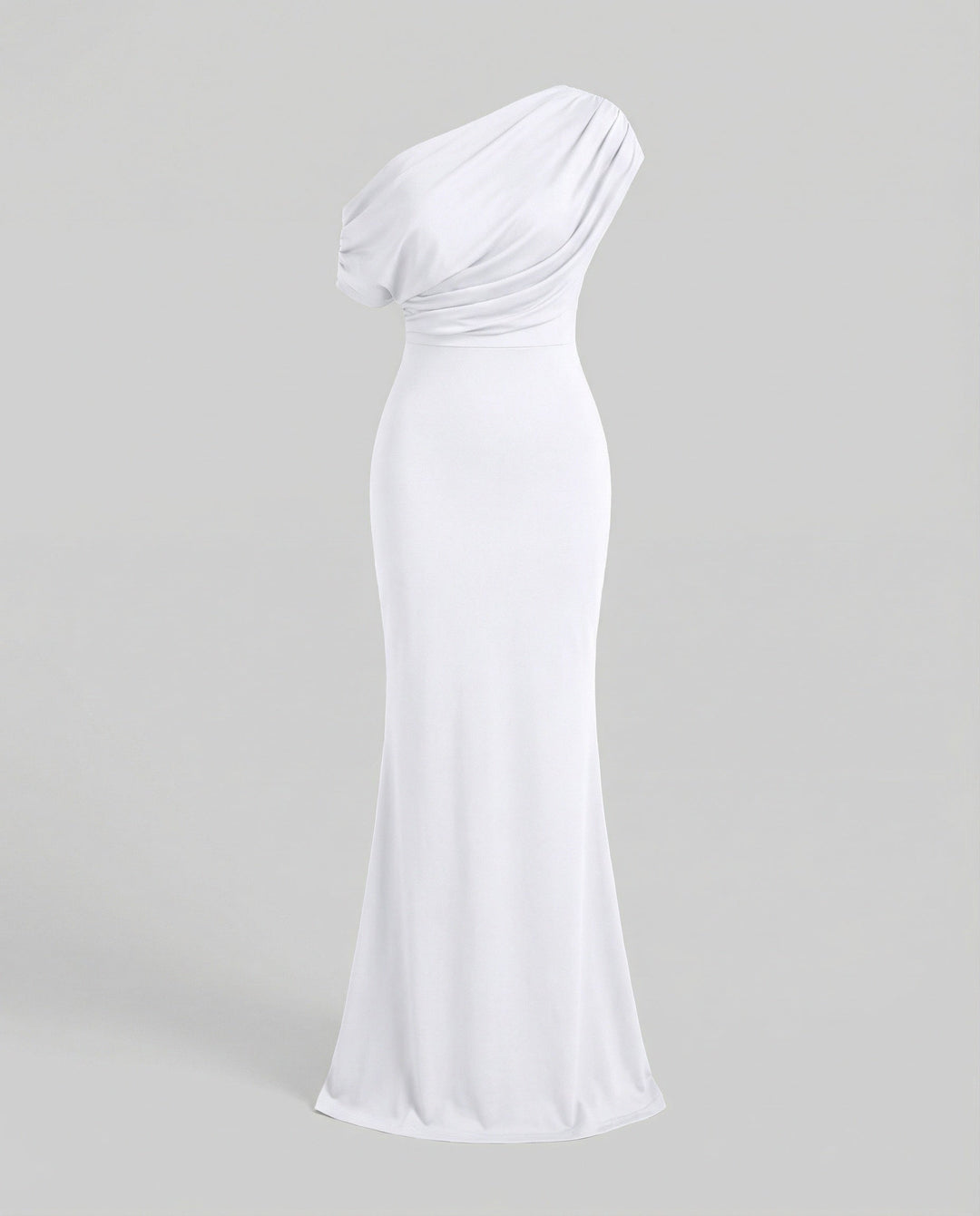 Long Off-Shoulder Evening Dress Form-Fitting
