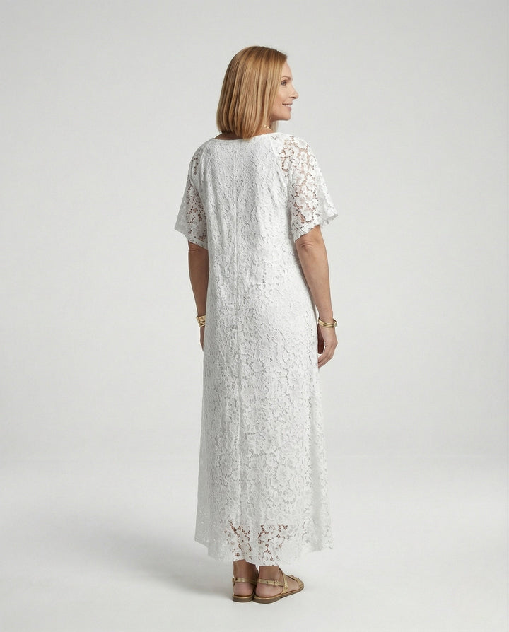 Evening Dress Women Lace Maxi Dress, view 4 - Elena Harper