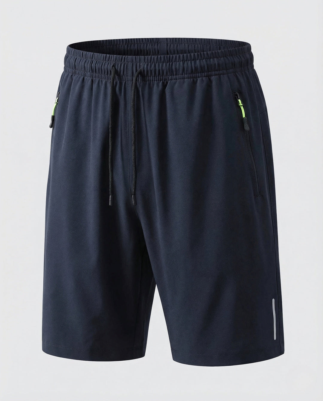 Men's Breathable Training Shorts with Zipper Pocket