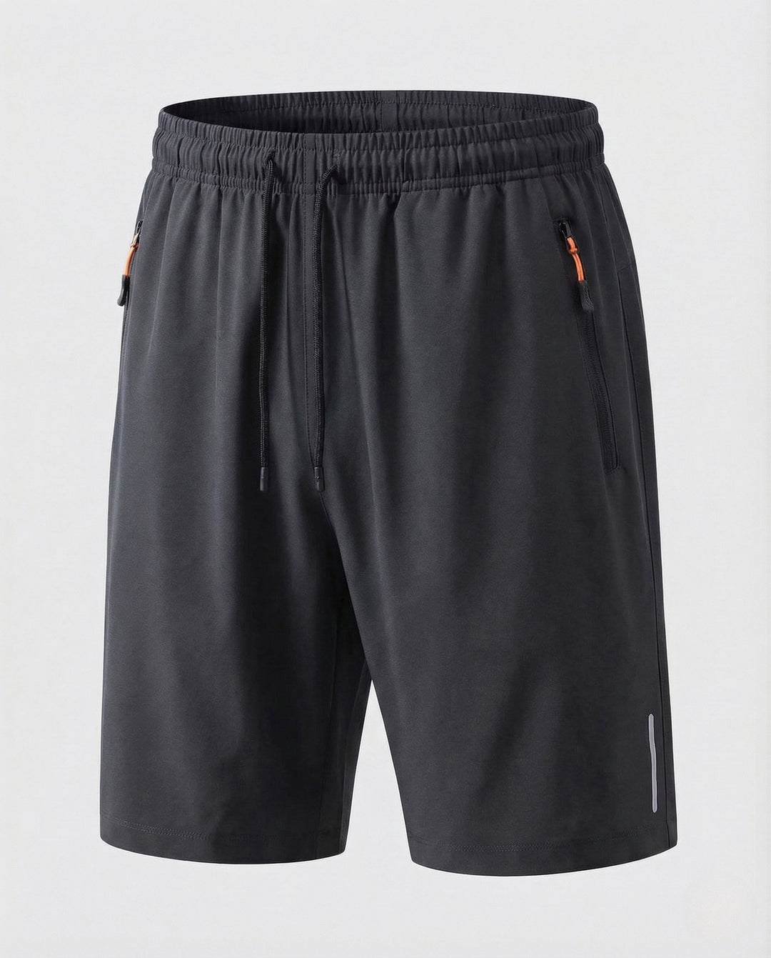 Men's Breathable Training Shorts with Zipper Pocket