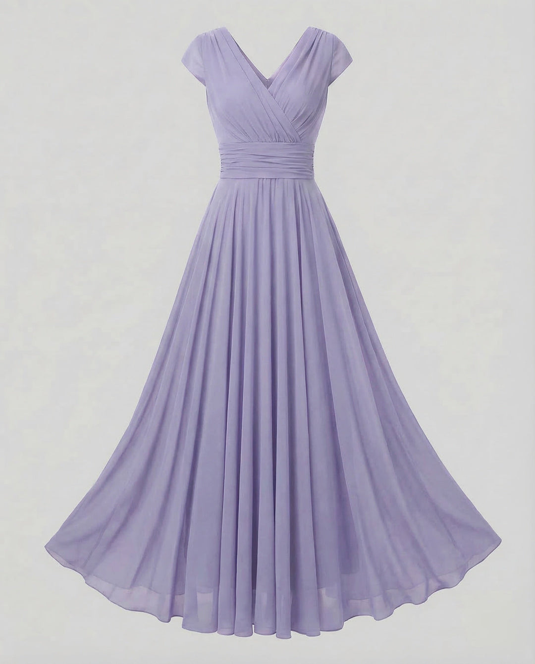 Women's Evening Dress V-Neck Wrap Waist