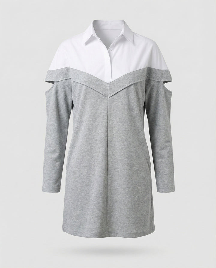 Comfortable Blouse Look Sweat-Quality Sweatshirt Tunic