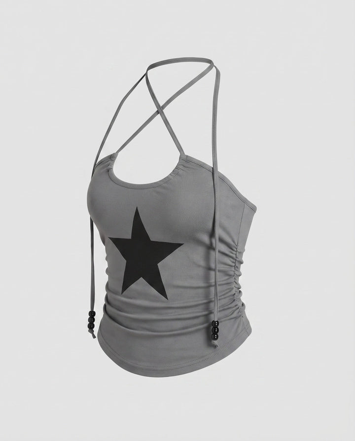 Damen Cropped Top mit einzigartigem Sternen-Design