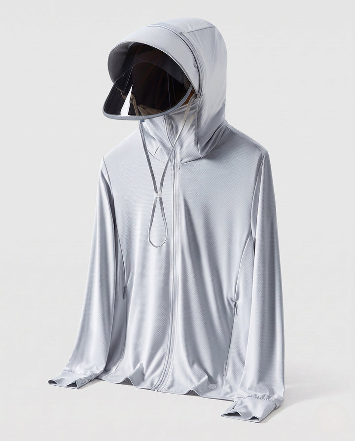 Women's Breathable and Water-Repellent Hooded Jacket R&B
