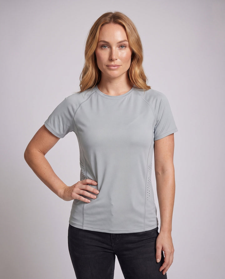 Ladies Breathable Sports T-Shirt R&B, view 2 - Elena Harper