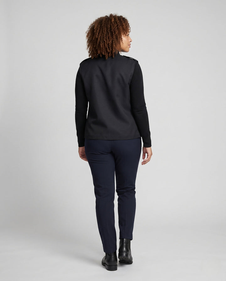 Women's Military Style Evening Vest Echo Archive, view 4 - Elena Harper