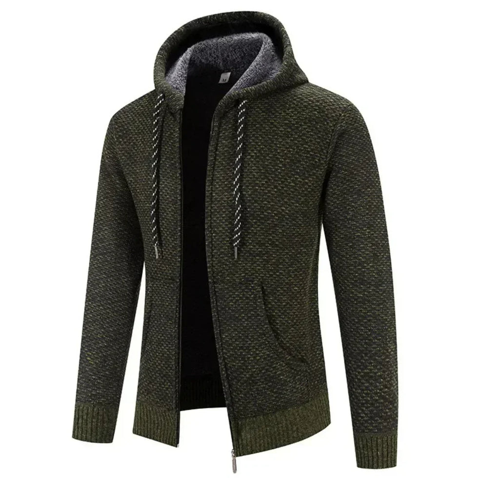 Lucien - Long Sleeve Hooded Sweater With Zipper