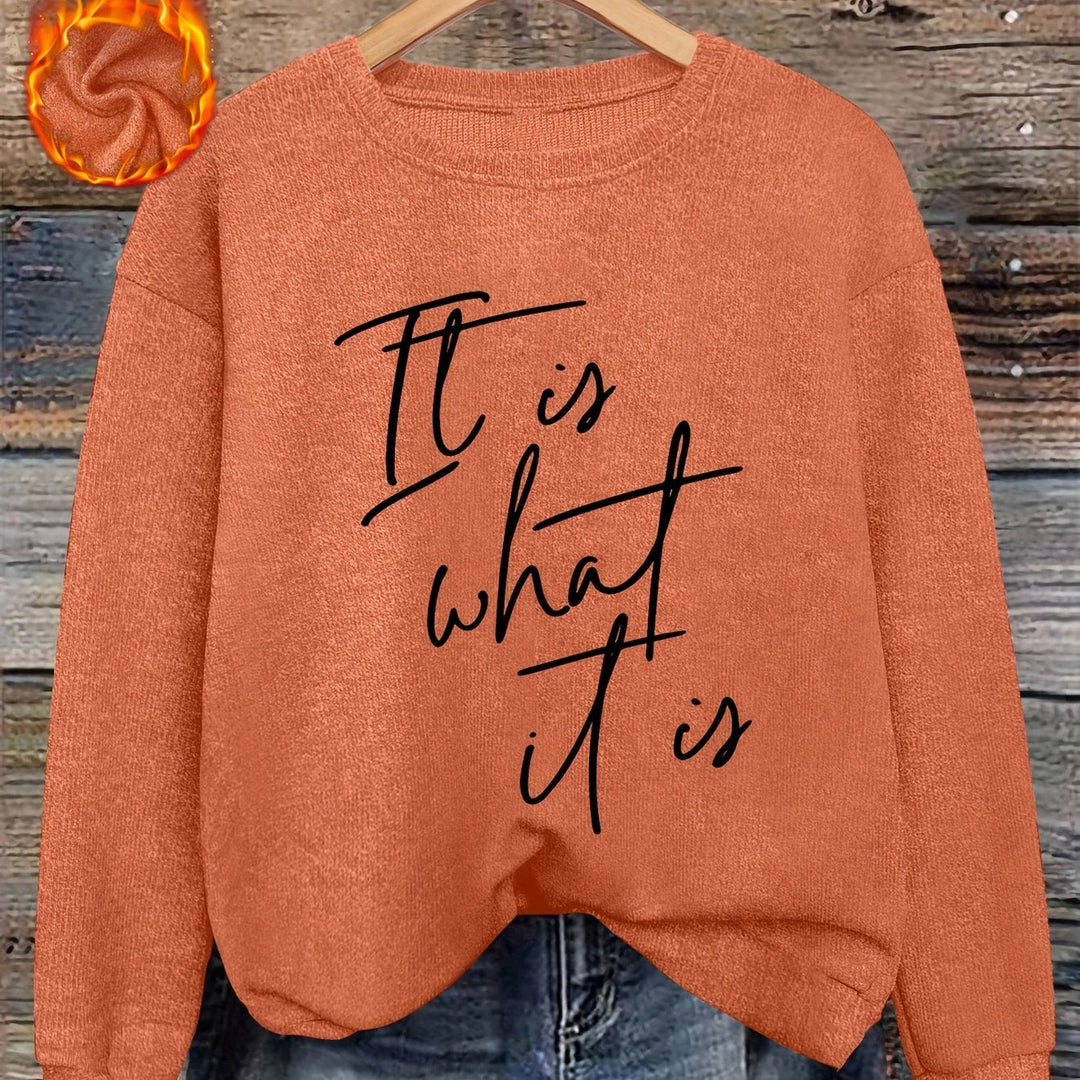 Women's Pullover | Warm with Round Neckline