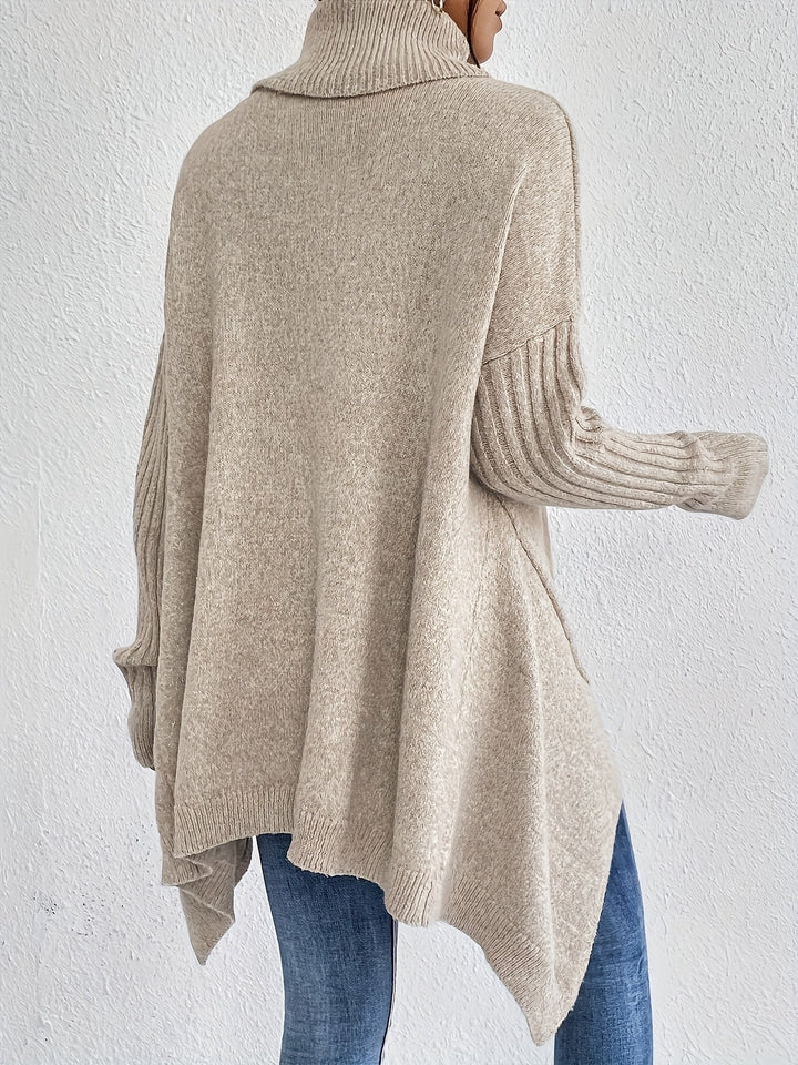 Women's Pullover | Warm Turtleneck & Relaxed Fit