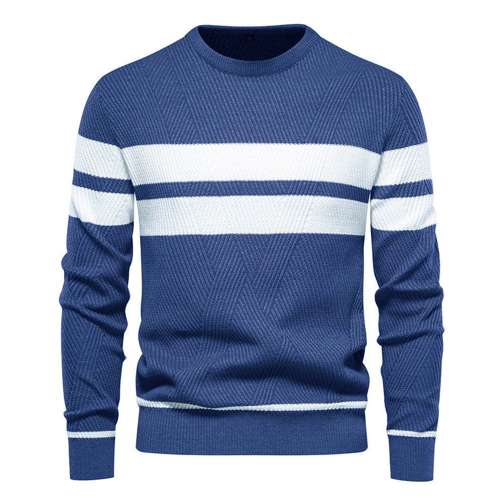 Men's Pullover Striped & Regular Fit, view 4 - Elena Harper