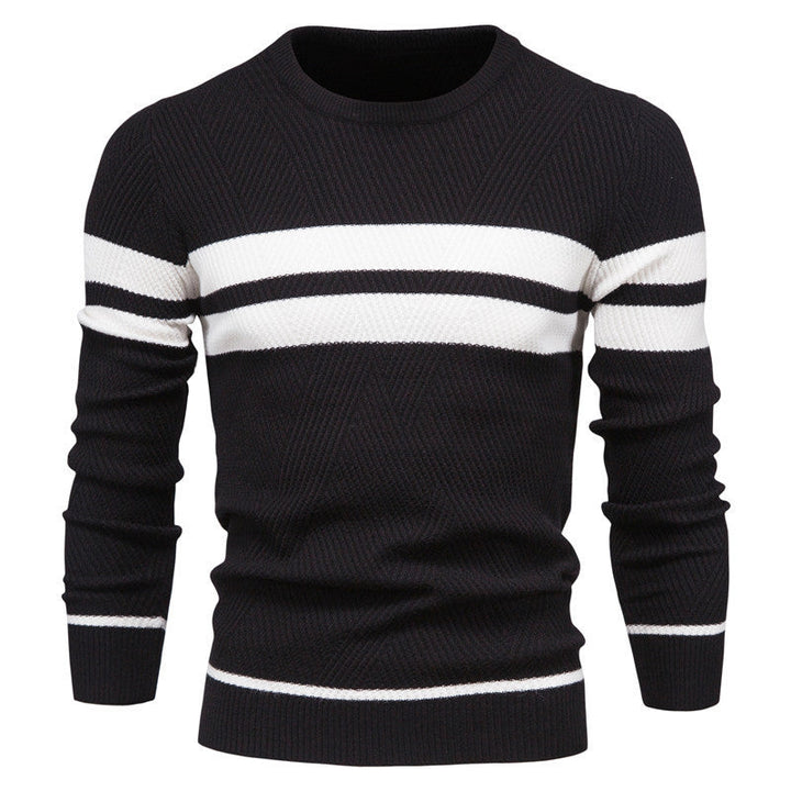 Men's Pullover Striped & Regular Fit, view 8 - Elena Harper