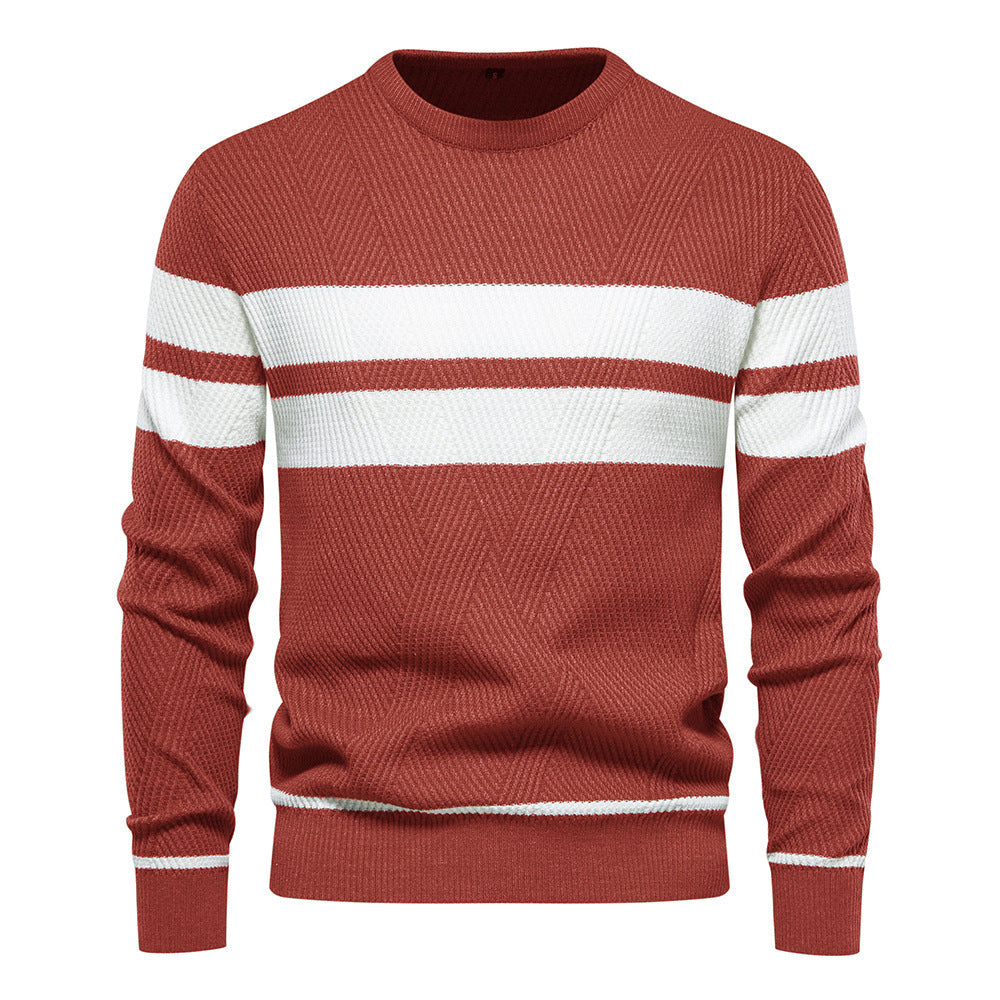 Men's Pullover Striped & Regular Fit, view 9 - Elena Harper