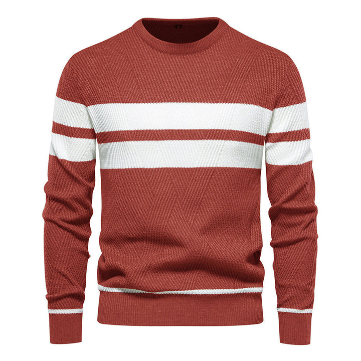 Men's Pullover Striped & Regular Fit, view 9 - Elena Harper