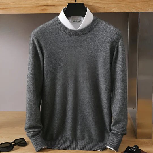 Men's Pullover Crew Neck & Everyday Comfort - Elena Harper