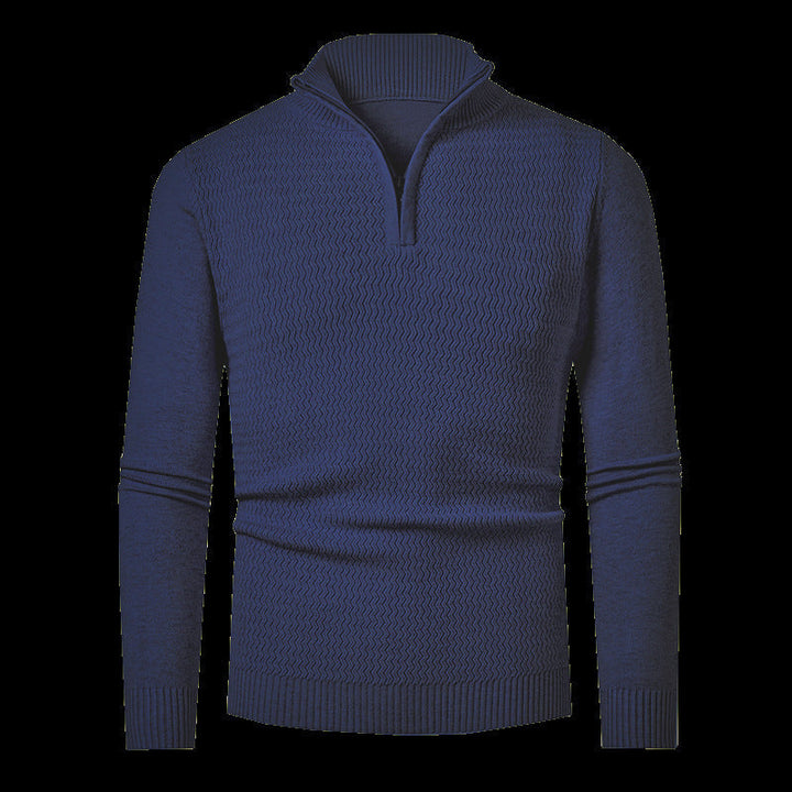 Men's Pullover | Wave Structure & Half Zip