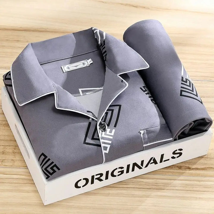 Men's Pajama Set | Button Placket & High Comfort