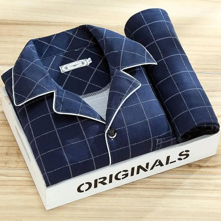 Men's Pajama Set | Button Placket & High Comfort