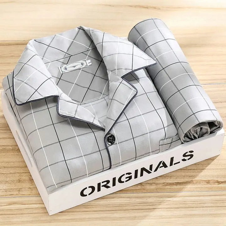Men's Pajama Set | Button Placket & High Comfort