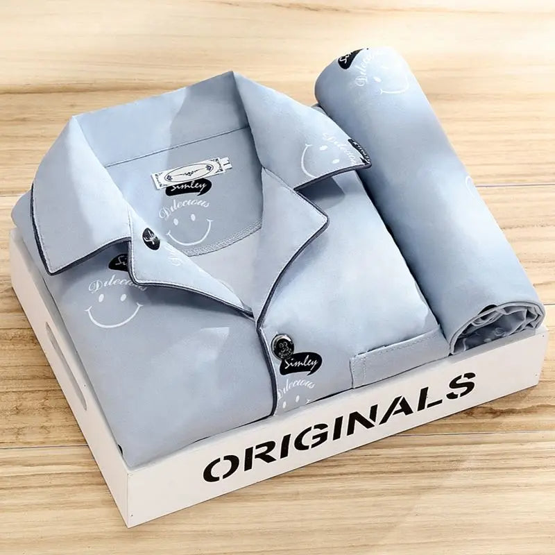 Men's Pajama Set | Button Placket & High Comfort
