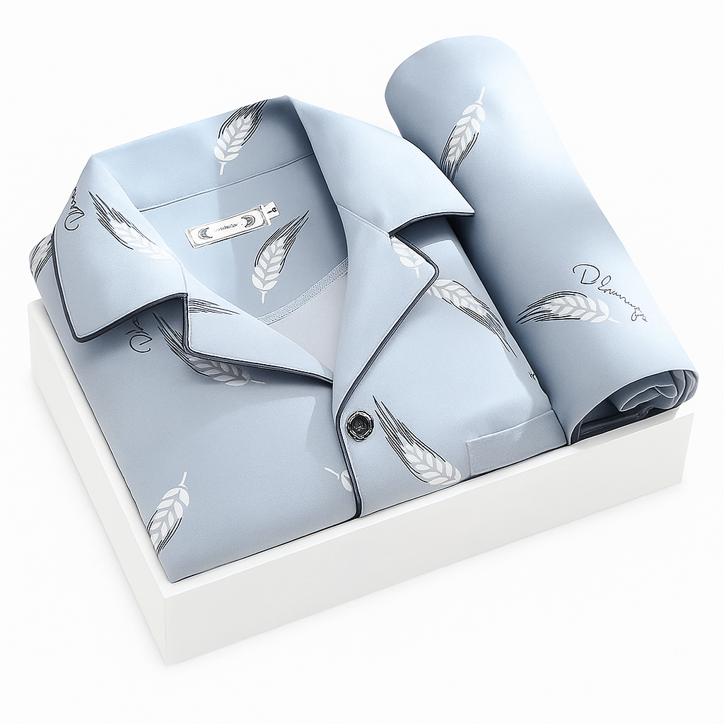 Men's Pajama Set | Button Placket & High Comfort
