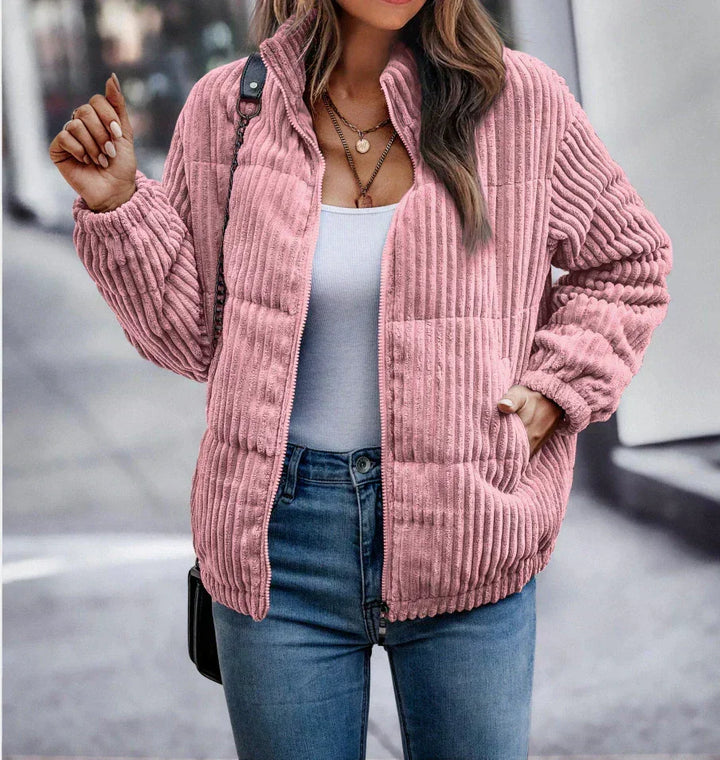Women's Corduroy Jacket - Soft and Cozy