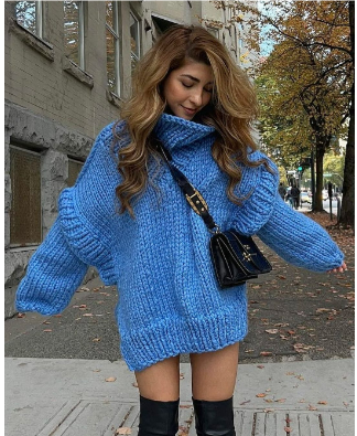 Ivienne - Oversized Knitted Sweater