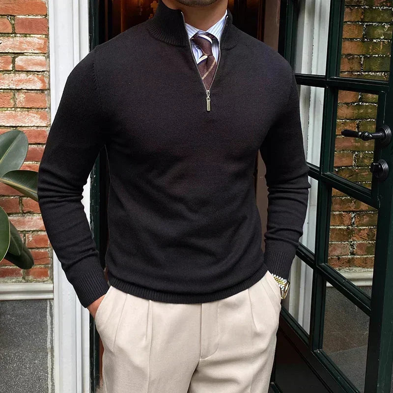 Quarter-Zip Pullover for Men | Fitted Cut & Comfort