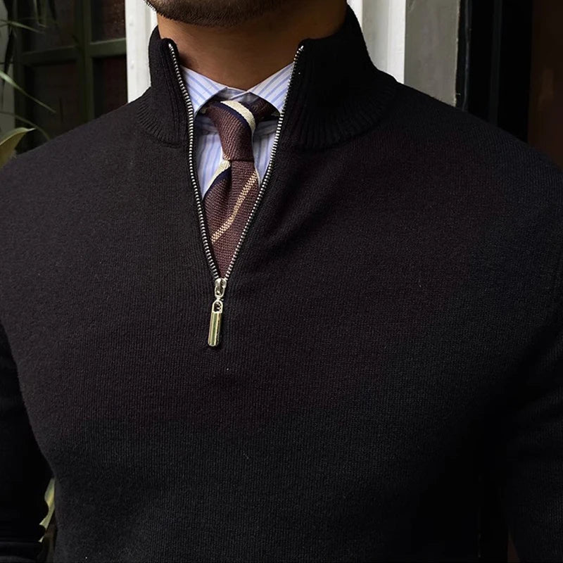 Quarter-Zip Pullover for Men | Fitted Cut & Comfort