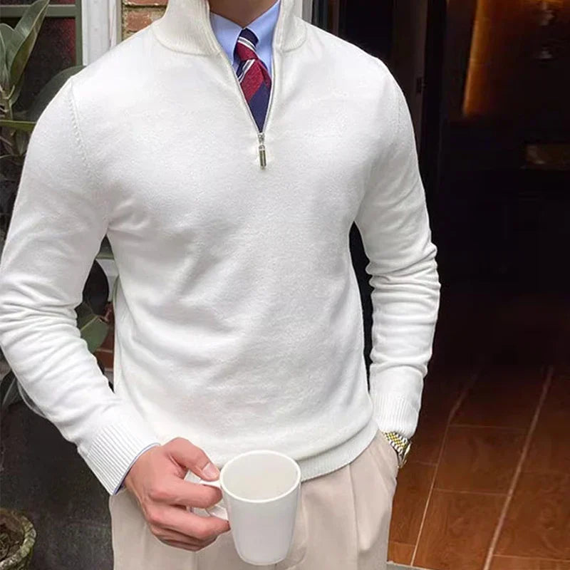 Quarter-Zip Pullover for Men | Fitted Cut & Comfort