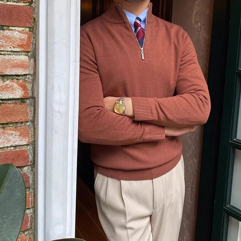 Quarter-Zip Pullover for Men | Fitted Cut & Comfort