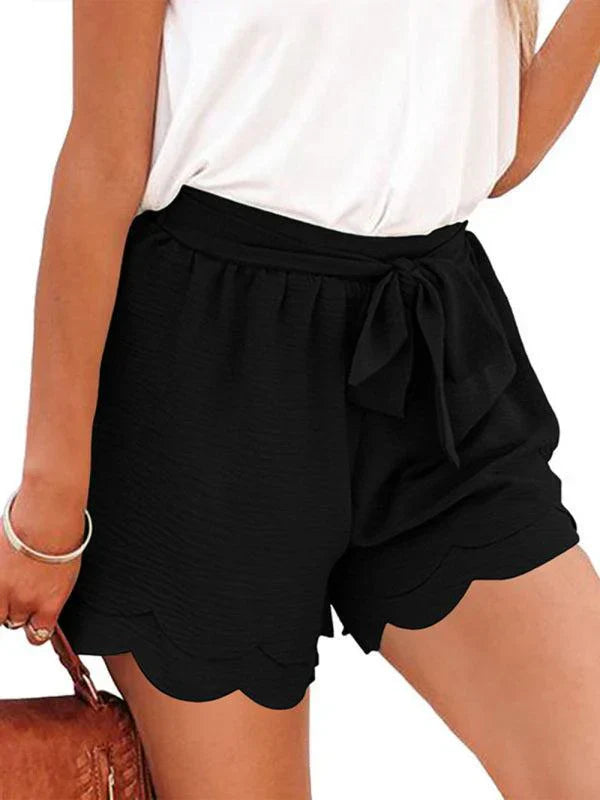Beverley | Layered Petal Shorts Tie Waist