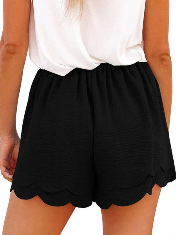 Beverley | Layered Petal Shorts Tie Waist