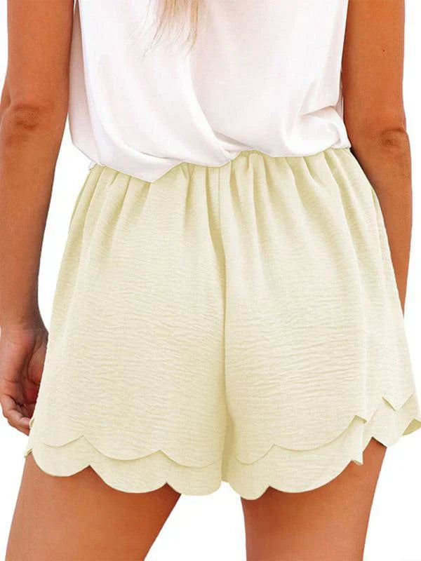 Beverley | Layered Petal Shorts Tie Waist